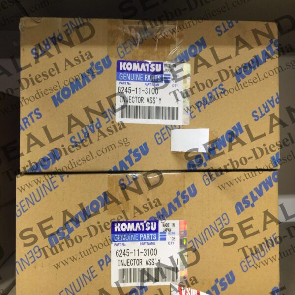 6245-11-3100 KOMATSU COMMON RAIL INJECTORS for sale